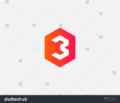 number  logo icon vector design  shutterstock