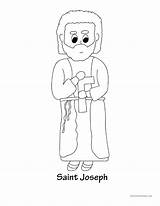 Joseph Coloring Sheet Saint St 1024 November Posted Size sketch template