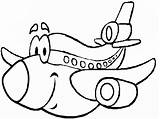 Aviones Avión Colorea Recortar sketch template