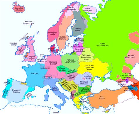 cartes de leurope  rmations sur le continent europeen  carte de