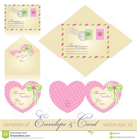 envelope  greeting card stock vector illustration  glamour