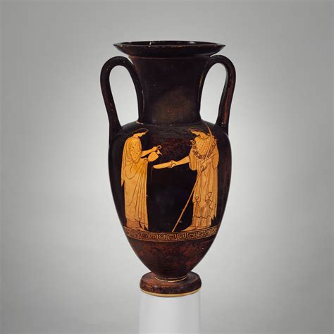 Attributed To The Achilles Painter Terracotta Nolan Neck Amphora Jar