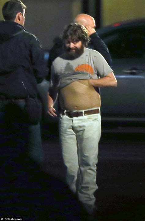 Zach Galifianakis Piles On The Pounds Again For Hangover