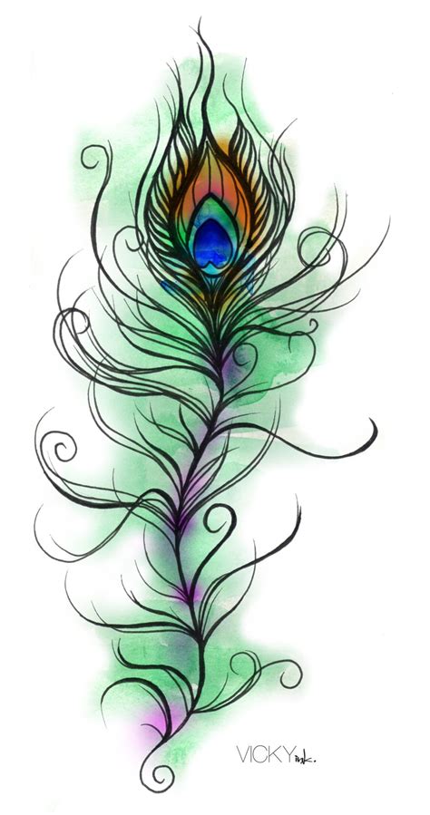 Peacock Feather Tattoo Feather Drawing Peacock Art Feather Art