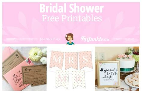 lovely bridal shower ideas printable tip junkie