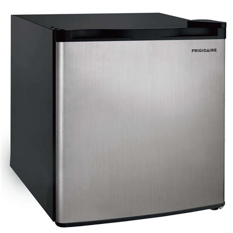 frigidaire  cu ft single door compact refrigerator efr stainless steel walmartcom