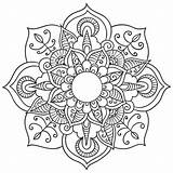 Colorare Mandala Cerchio Disegno Ornamenti Archzine Significato sketch template
