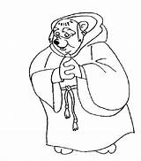 Friar Tuck Robin sketch template