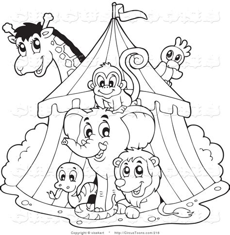 entertaining program  children circus  circus coloring pages