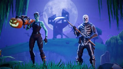 fortnite halloween wallpapers wallpaper cave