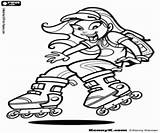 Skates Inline sketch template