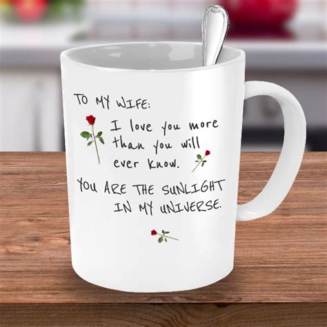 valentines gift wife romantic gift wife  love  mug wife etsy