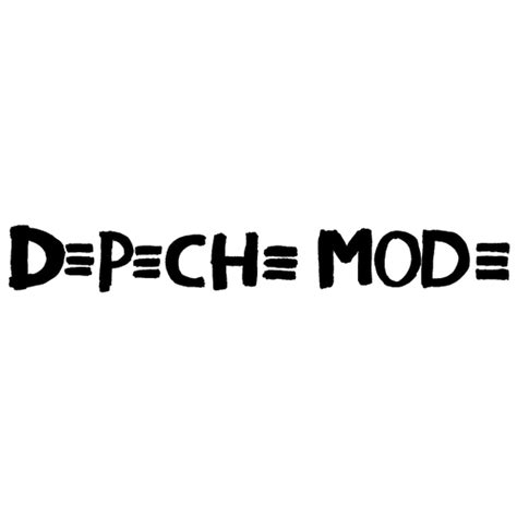 sticker depeche mode logo