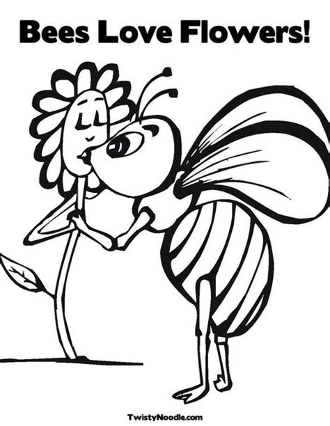 images  bee coloring pages  pinterest