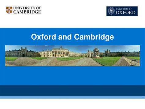 Ppt Oxford And Cambridge Powerpoint Presentation Free Download Id