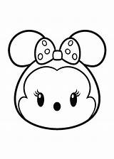 Tsum Coloring Pages Minnie Fun Kids Disney sketch template