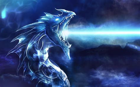 blue dragon hd abstract  wallpapers images backgrounds