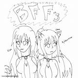 Bff Bettercoloring Inking sketch template
