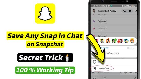 How To Save Any Snap In Chat On Snapchat How To Save Snap In Snapchat