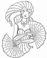 Coloring Pages Carnival Adult Carnaval Adults Colouring Costume Lune Beautiful Drawings Femme Carnivals Color Coloriages sketch template