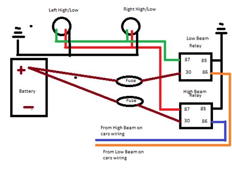 headlamp wiring diagram wiring diagram