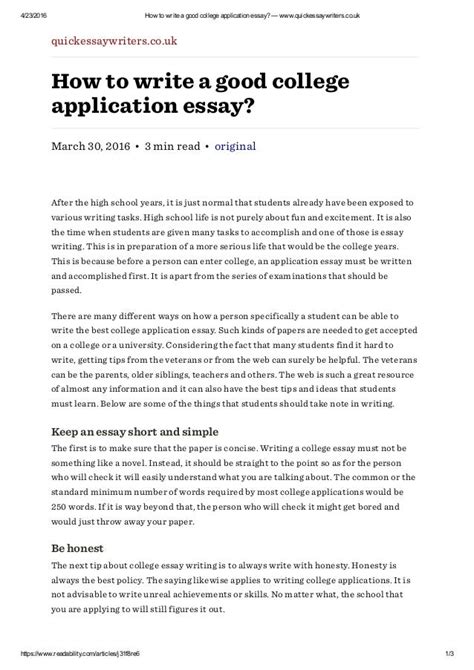 writing an admission essay uk sample college admission essays