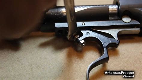 winchester model  trigger weight adjustment youtube