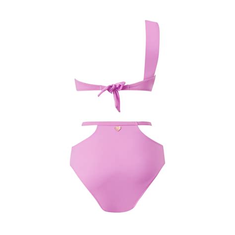 lovekini caroline pink bikini  sea shell accessory