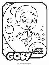 Bubble Coloring Guppies Book Pages Comments Guppy sketch template