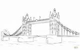 Bridge Tower Coloring Pages Brooklyn Drawing Drawings 750px 97kb 1186 Dot Printable sketch template