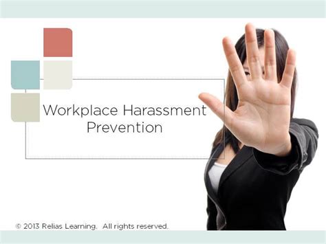 workplace harassment prevention relias academy