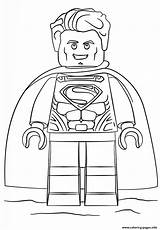 Coloring Lego Pages Superman Printable Print Color Book sketch template