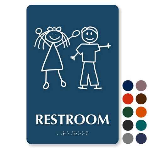 fantastic kids bathroom sign home family style  art ideas