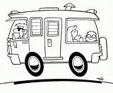 Coloring Rv Pages Camper Camping Printable Gif Color Motorhome Tt Campers Caravan Finished Choose Board Dad Family sketch template