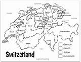 Map Coloring Swiss Pages Switzerland Printable Color Maps Language Road Country Printables Getcolorings Outline Austria Regions Flag Showing Countries Major sketch template