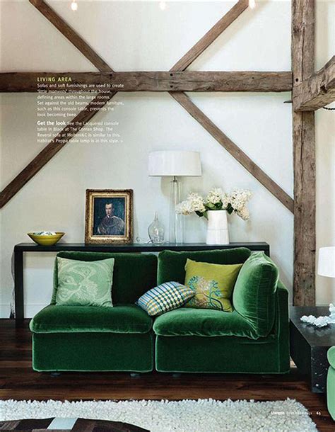 30 lush green velvet sofas in cozy living rooms