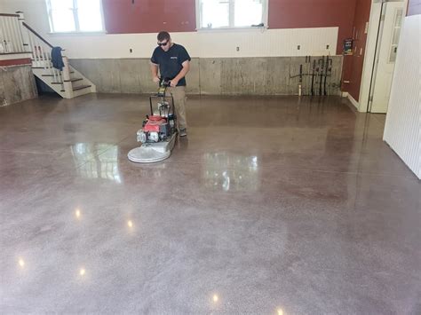polished concrete floor cost polishing