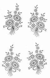 Embroidery Patterns Vintage Designs Flower Hand Stencils Flickr Flowers Bouquet Pattern Floral Coloring sketch template