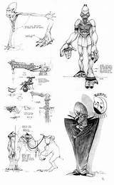 Oddworld Nerd Alert Concept sketch template