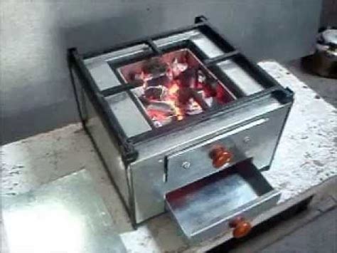 smokeless charcoal stove youtube