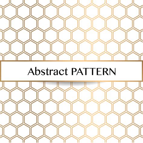 hexagon abstract pattern vectors graphic art designs  editable ai