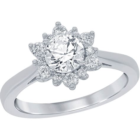 disney enchanted  white gold  ctw diamond elsa bridal ring engagement rings jewelry