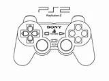 Controller Playstation Drawing Game Pad Ps4 Sketch Console Coloring Xbox Drawings Getdrawings sketch template