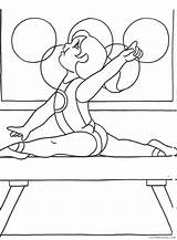 Coloring4free Gymnastics Coloring Pages Printable Kids Related Posts sketch template
