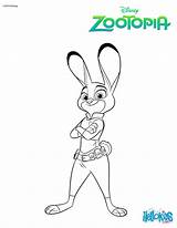 Zootopia Judy Hopps Coloring Pages Color Disney Print Hellokids sketch template