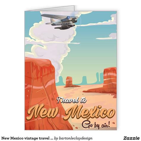 mexico vintage travel poster print large greeting card art wall