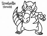Pokemon Krookodile Coloring Pages Victini Zorua Getcolorings Color Categories Printable sketch template
