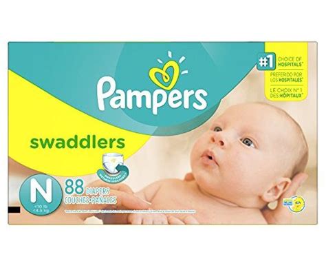 pampers swaddlers newborn diapers size   count babystuffer