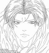 Snk Levi Lineart Rivaille sketch template