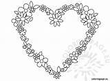 Coloring Heart Flowers Pages Hearts Flower Kids Book Wedding Colouring Printable Sheets Coloringpage Eu Valentine Embroidery Reddit Email Twitter Popular sketch template